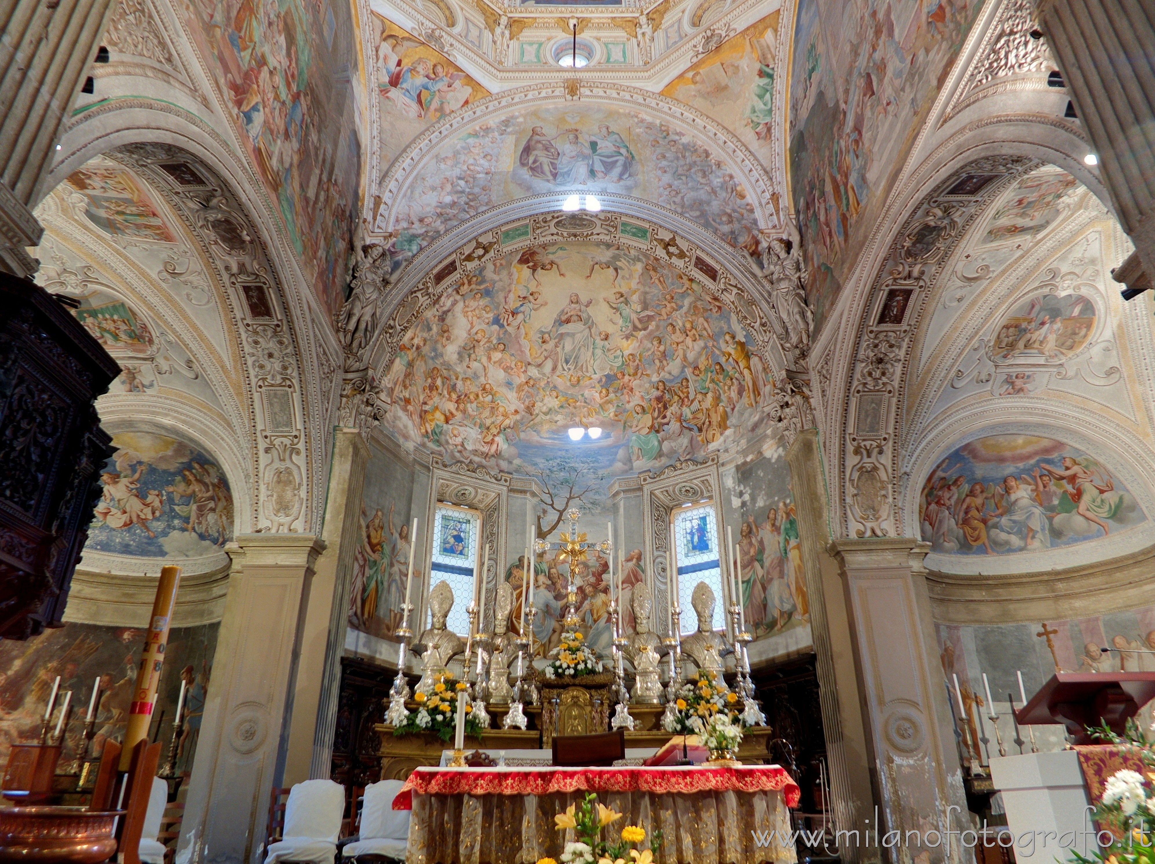 Verbania (Verbano-Cusio-Ossola, Italy) - Frescoed apses the Church of the Madonna di Campagna